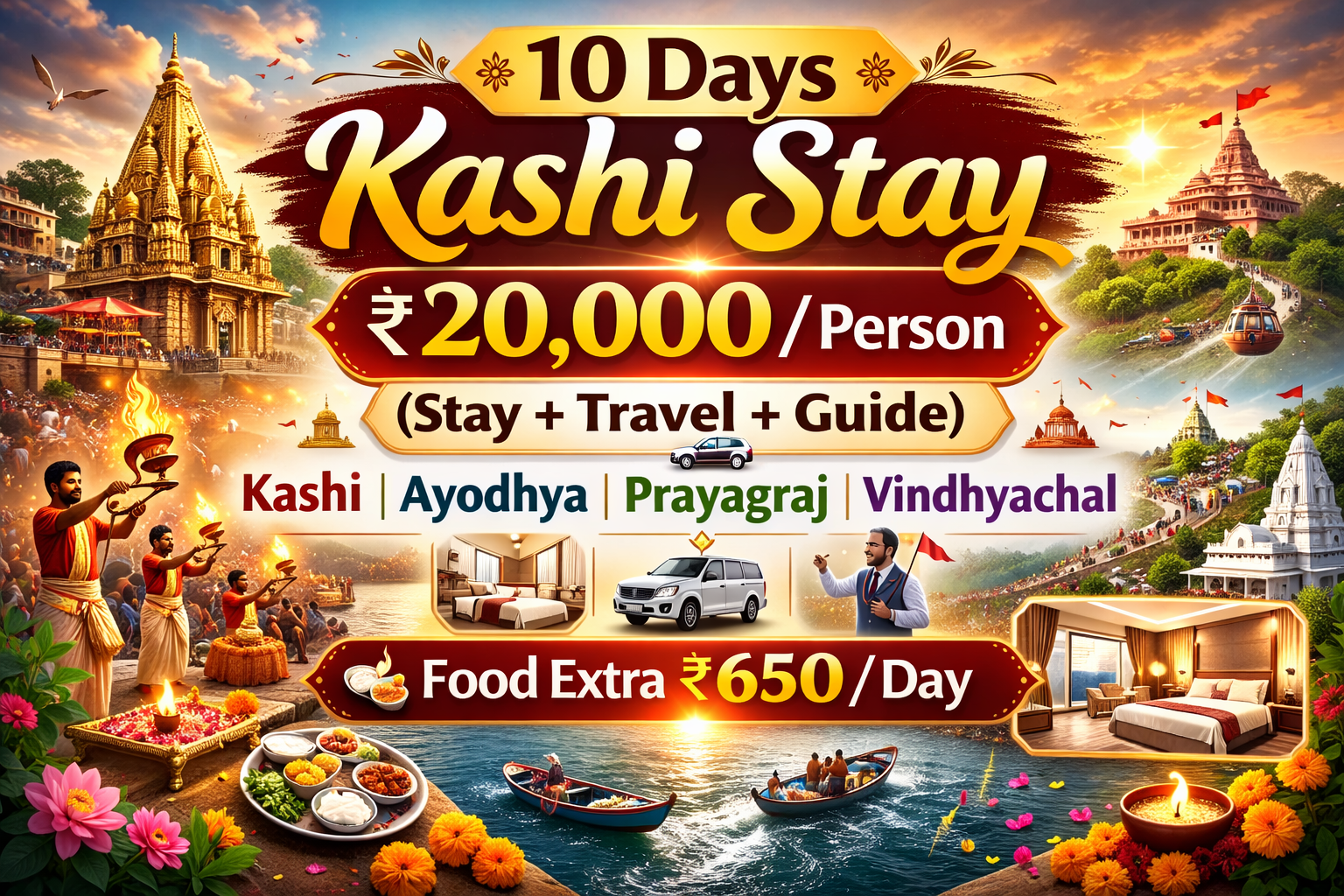 Kashi Darshan Plus-Combo Package